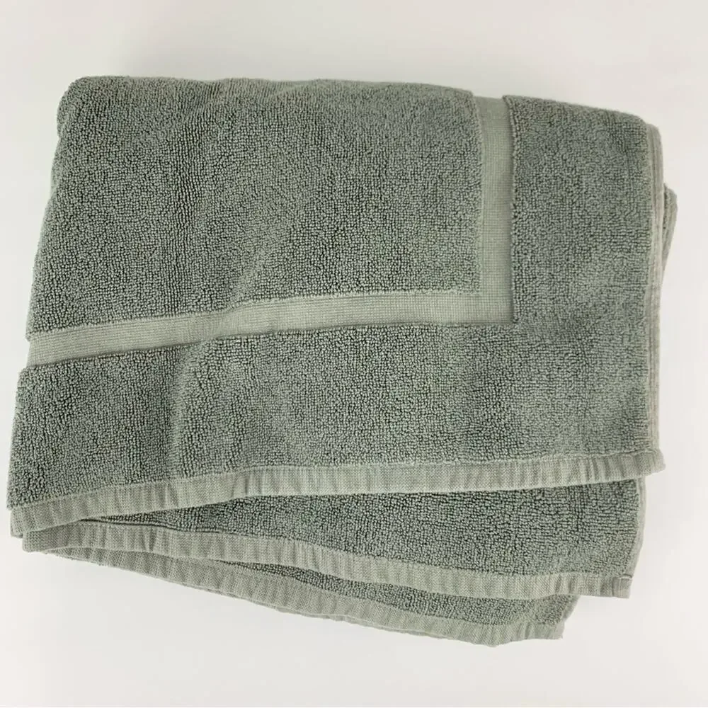 Cozy Earth Dark Grey Bamboo Viscose Cotton Large Bath Mat 27”x 45”